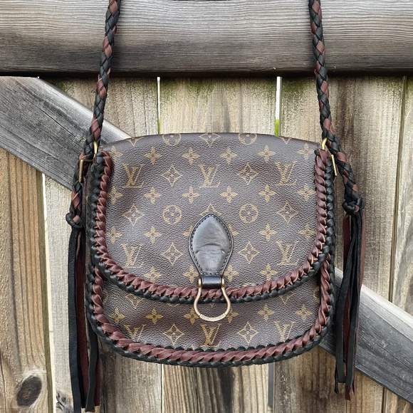 Louis Vuitton Saint Cloud GM Two Tone Revamp with Braid - Picture 1 of 4